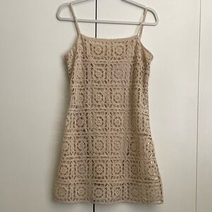 KOKO + MASON Crochet Mini Dress